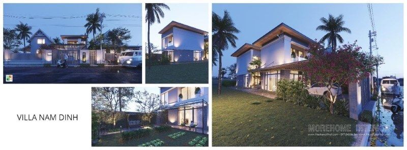 Thiết kế kiến trúc biệt thự vườn tại Nam Định